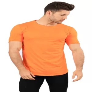  Pack of 1 - Best Quality Plain Short Sleeve Round Neck Basic T-shirt for Men/Boys